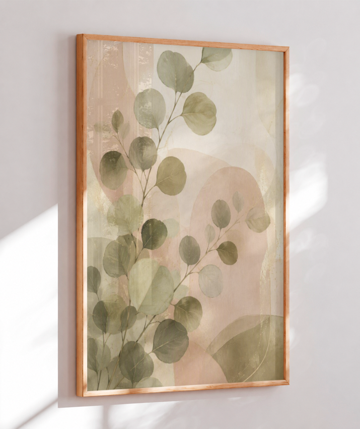 Quadro Decorativo Botânico Minimalista