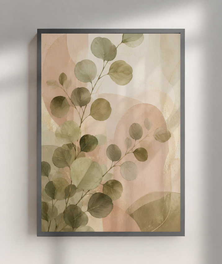 Quadro Decorativo Botânico Minimalista