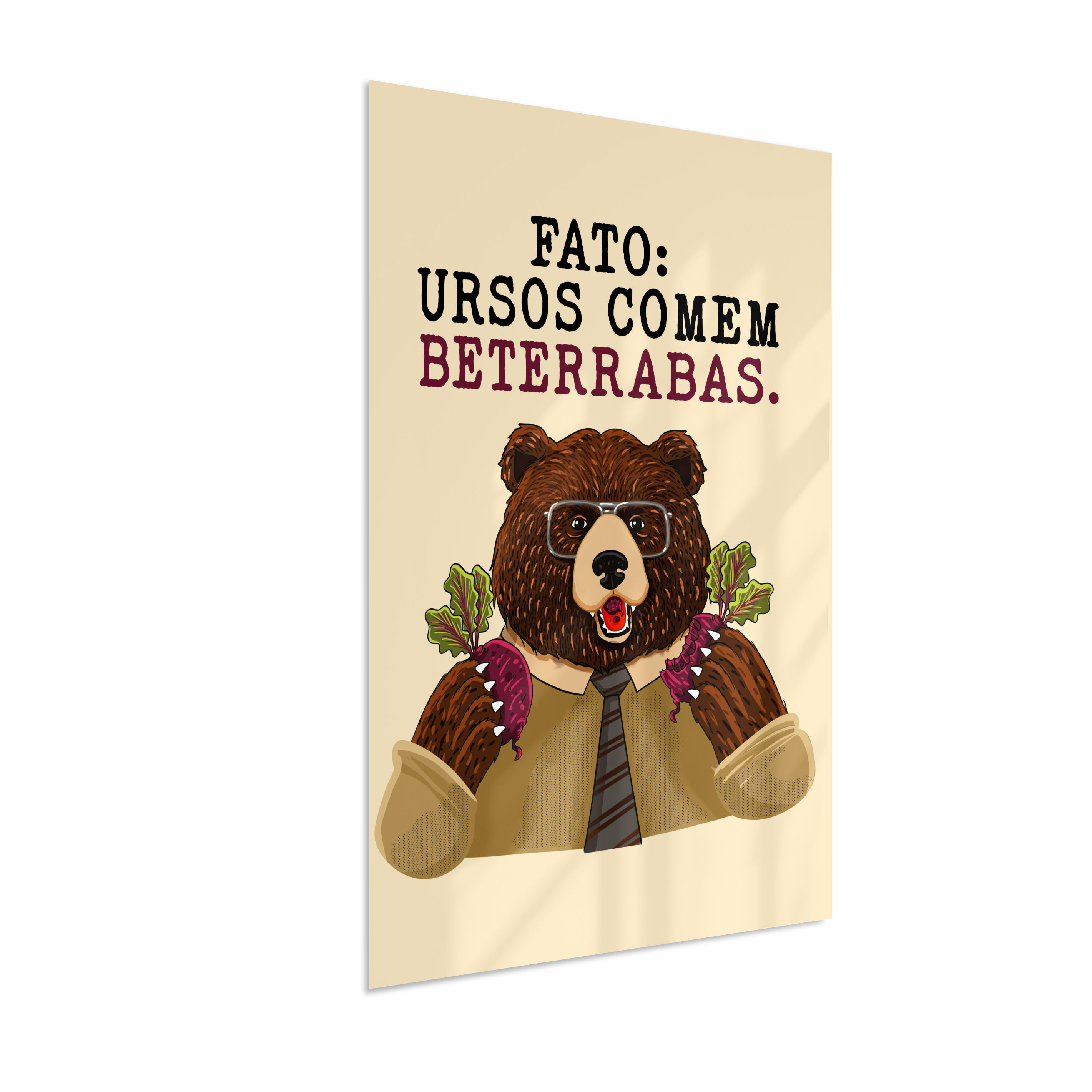 Pôster: URSOS COMEM BETERRABAS