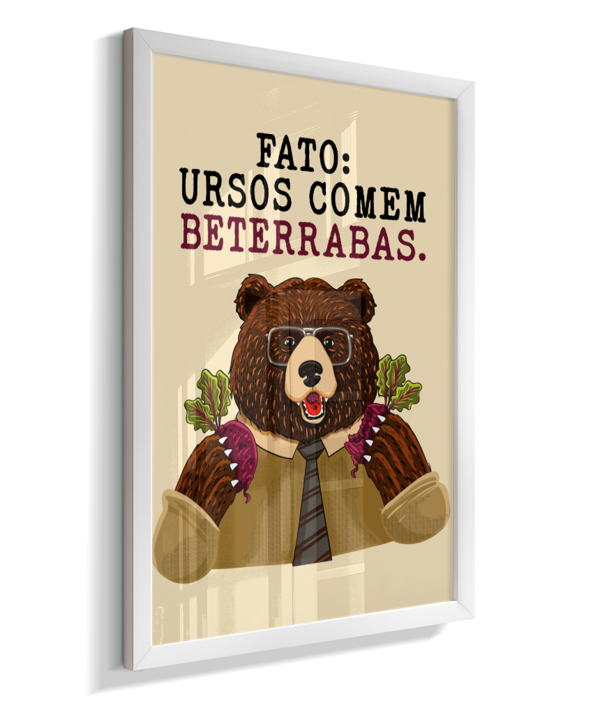Quadro: URSOS COMEM BETERRABAS