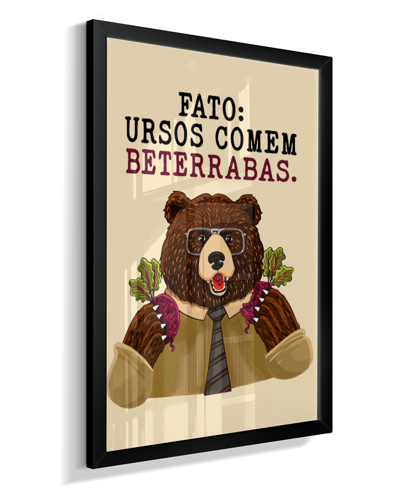 Quadro: URSOS COMEM BETERRABAS