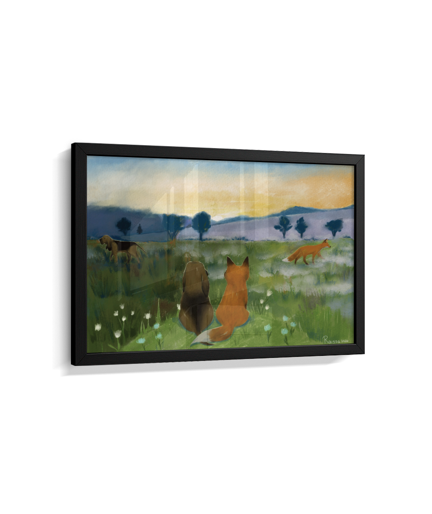 Quadro: Nós vamos ser amigos pra sempre...