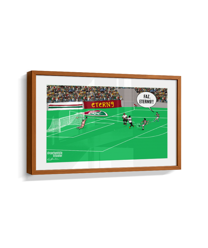 Quadro Decorativo O Último Gol do Fred - Etern9 Fluminense