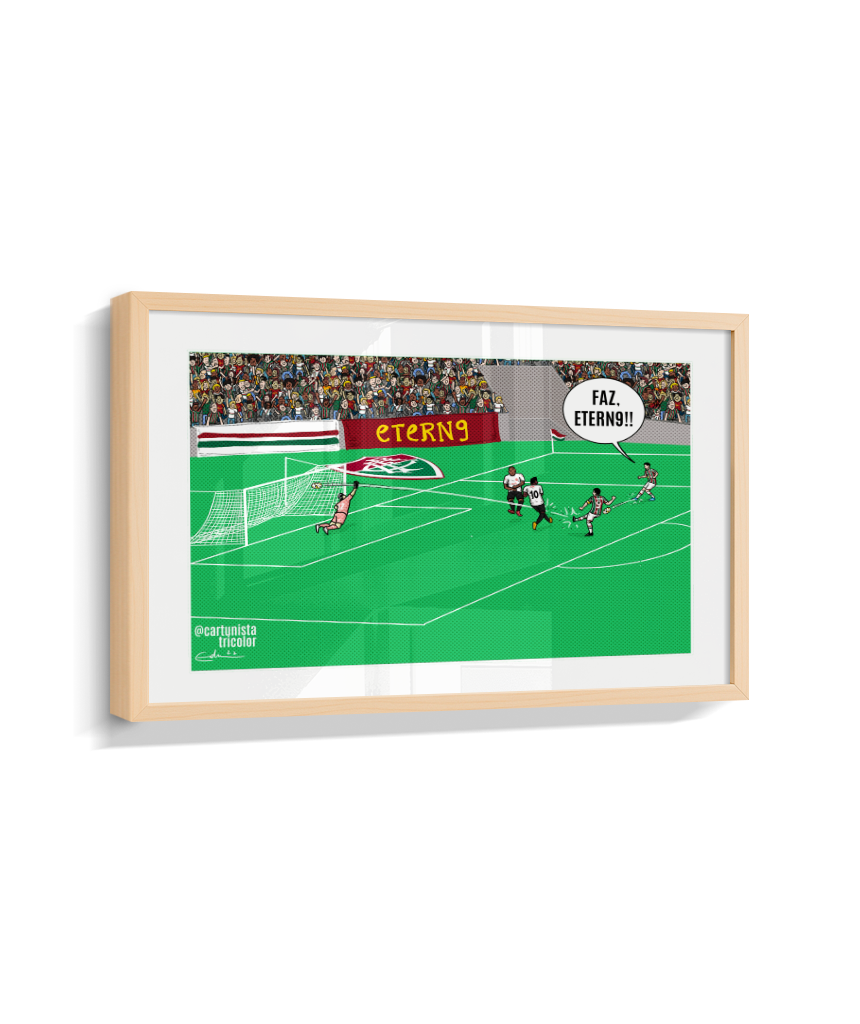Quadro Decorativo O Último Gol do Fred - Etern9 Fluminense