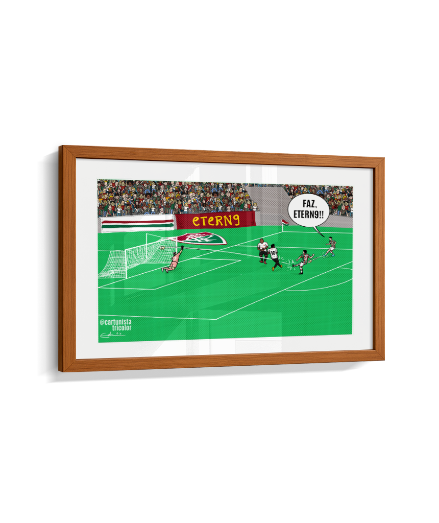 Quadro Decorativo O Último Gol do Fred - Etern9 Fluminense