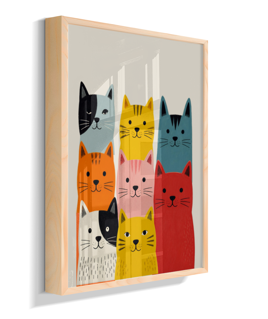Gatos coloridos