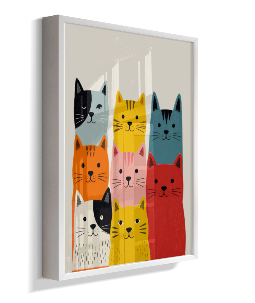 Gatos coloridos