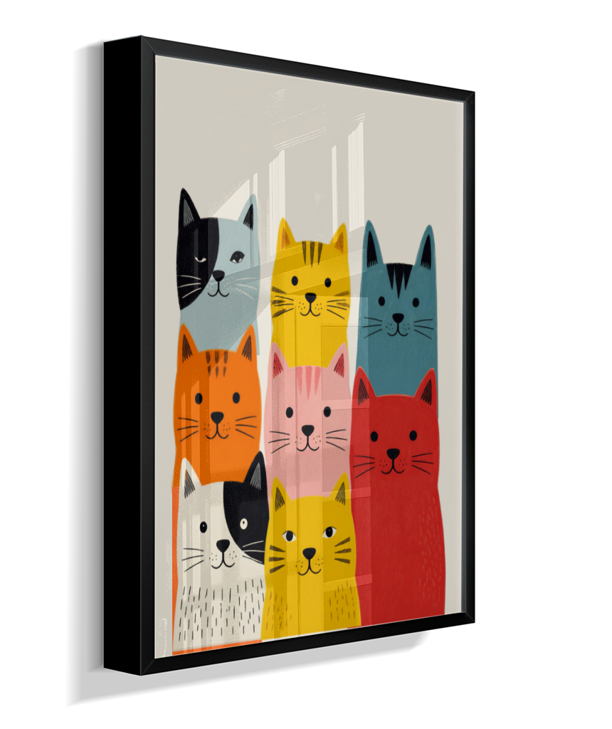 Gatos coloridos