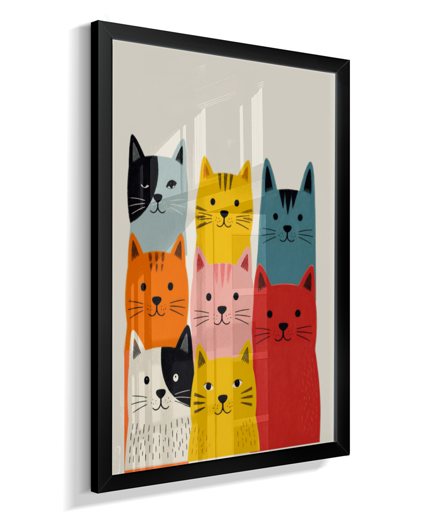 Gatos coloridos