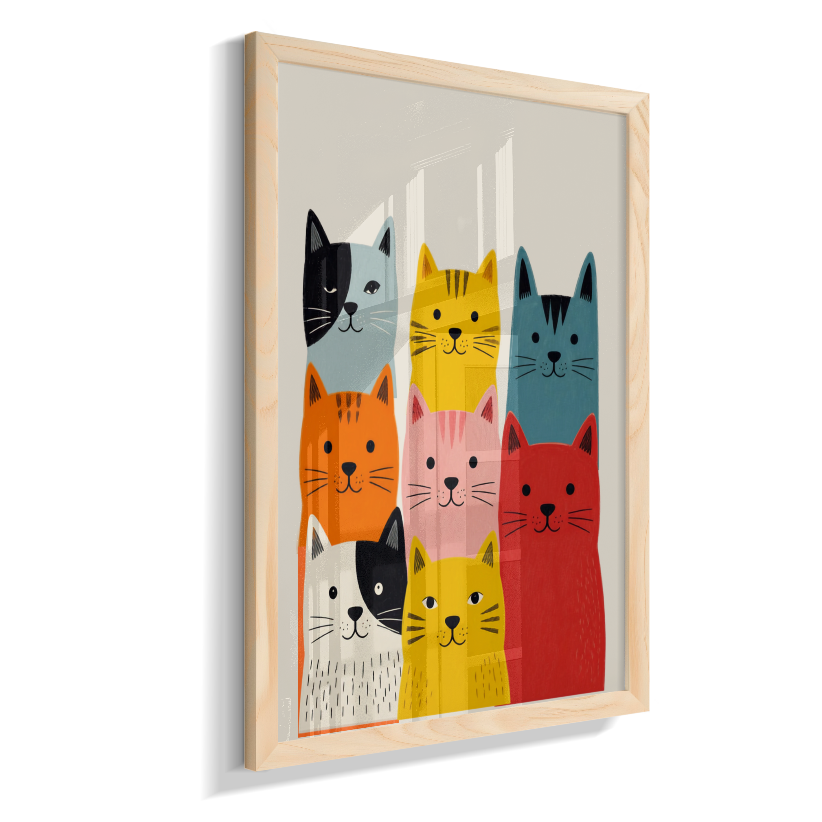 Gatos coloridos