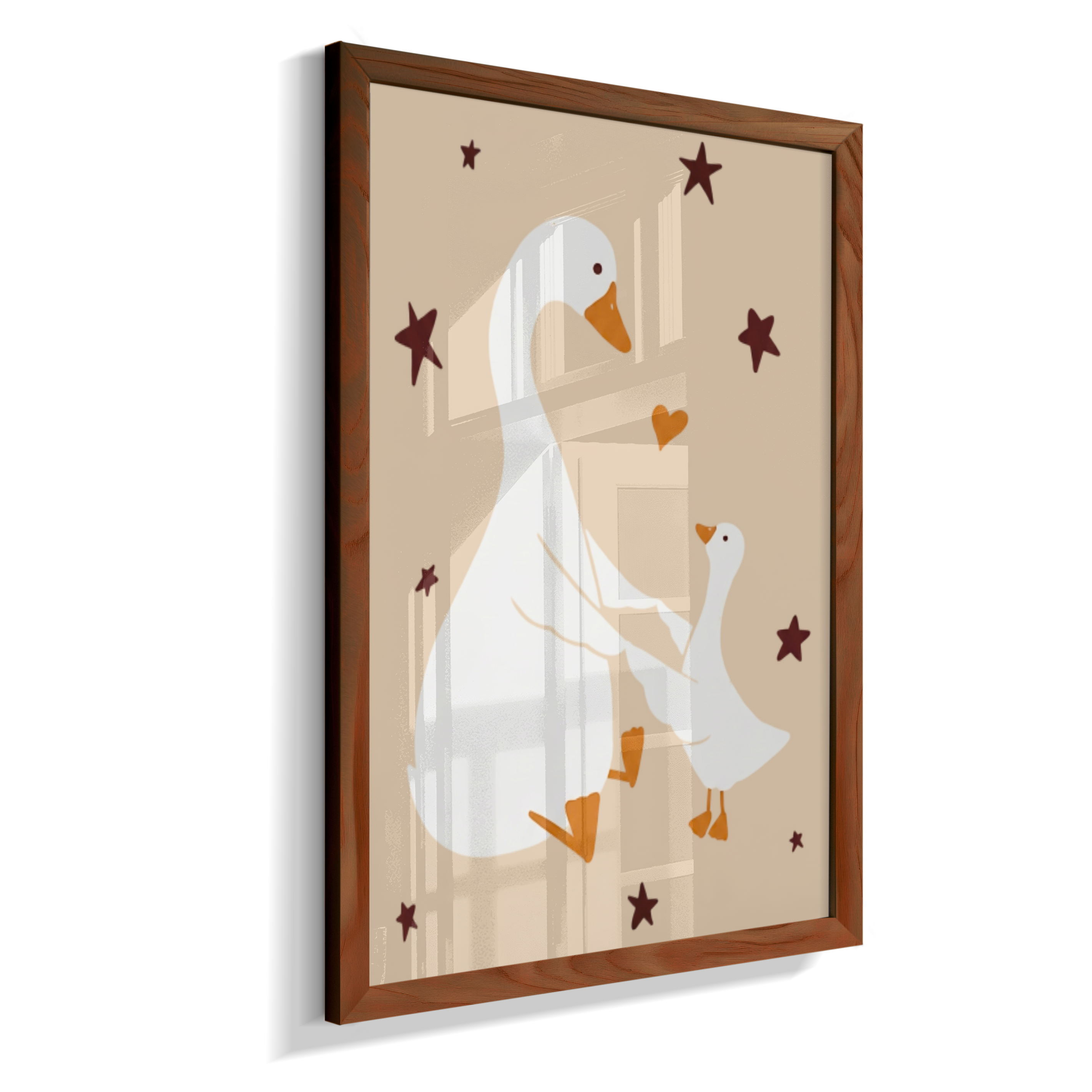 Patos (mãe e filhote)