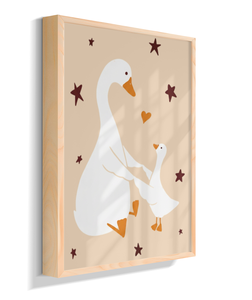 Patos (mãe e filhote)