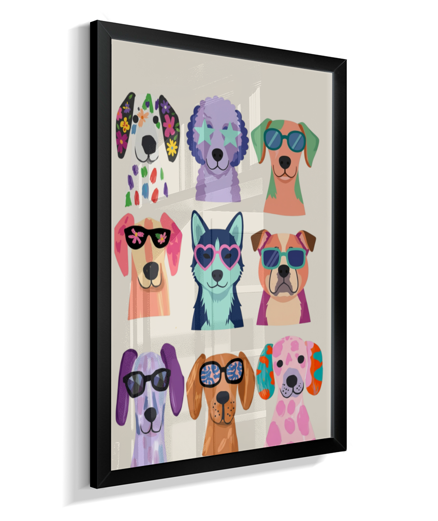 Cachorros coloridos