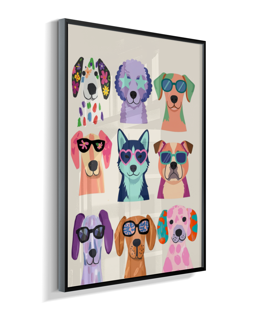 Cachorros coloridos