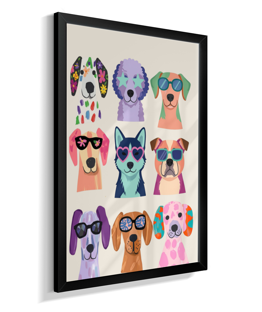 Cachorros coloridos