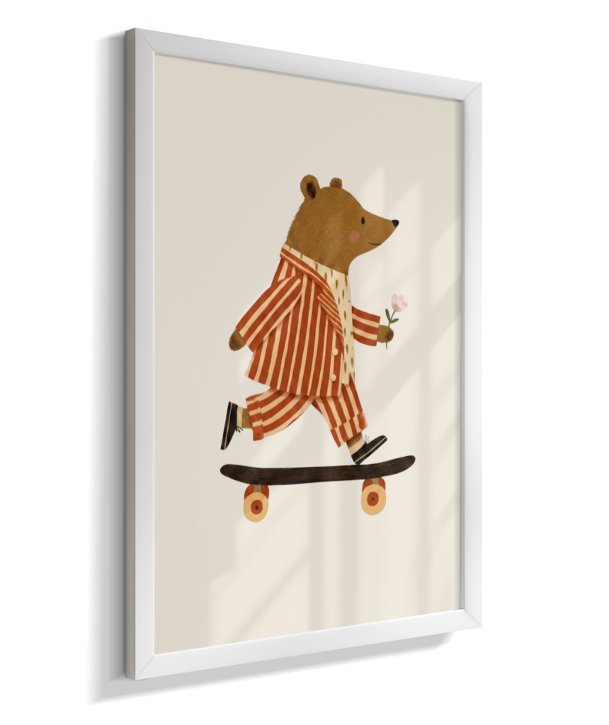 Urso com skate