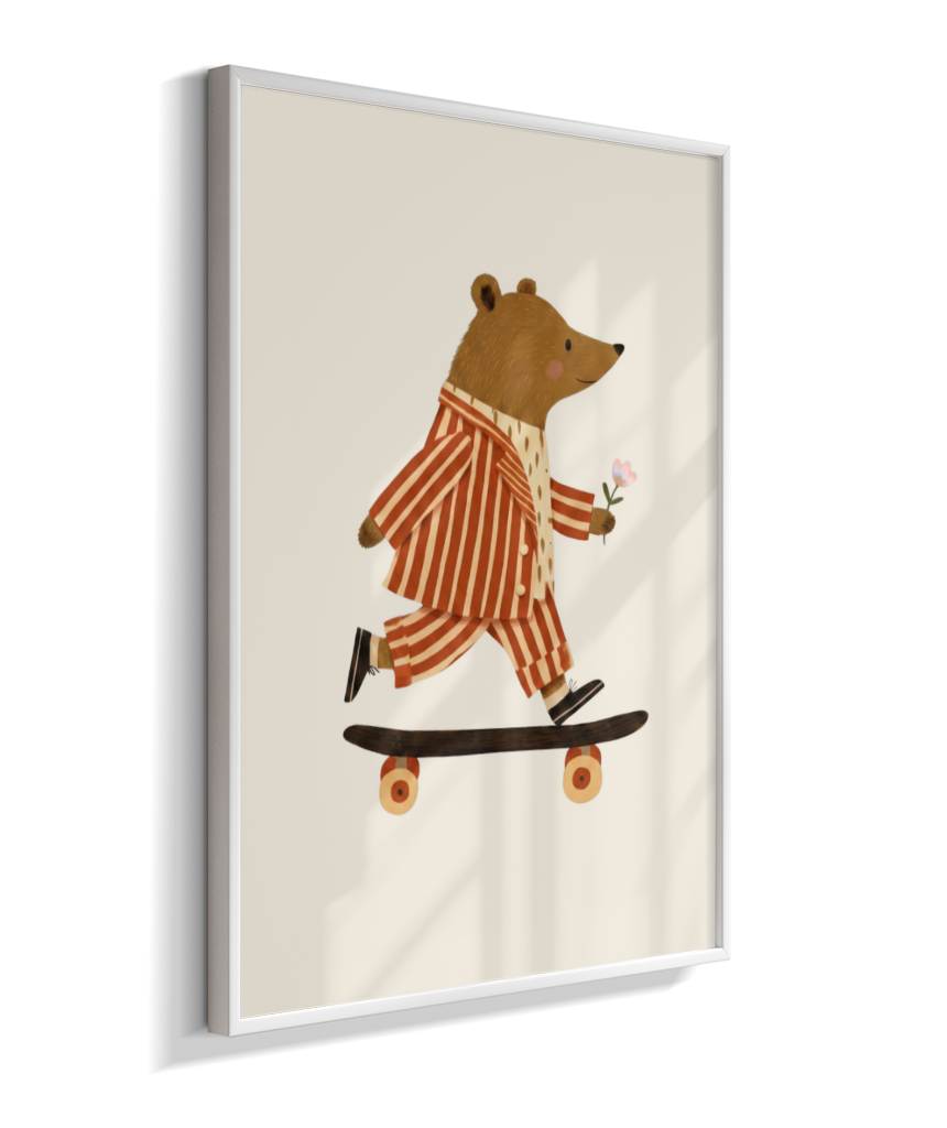 Urso com skate