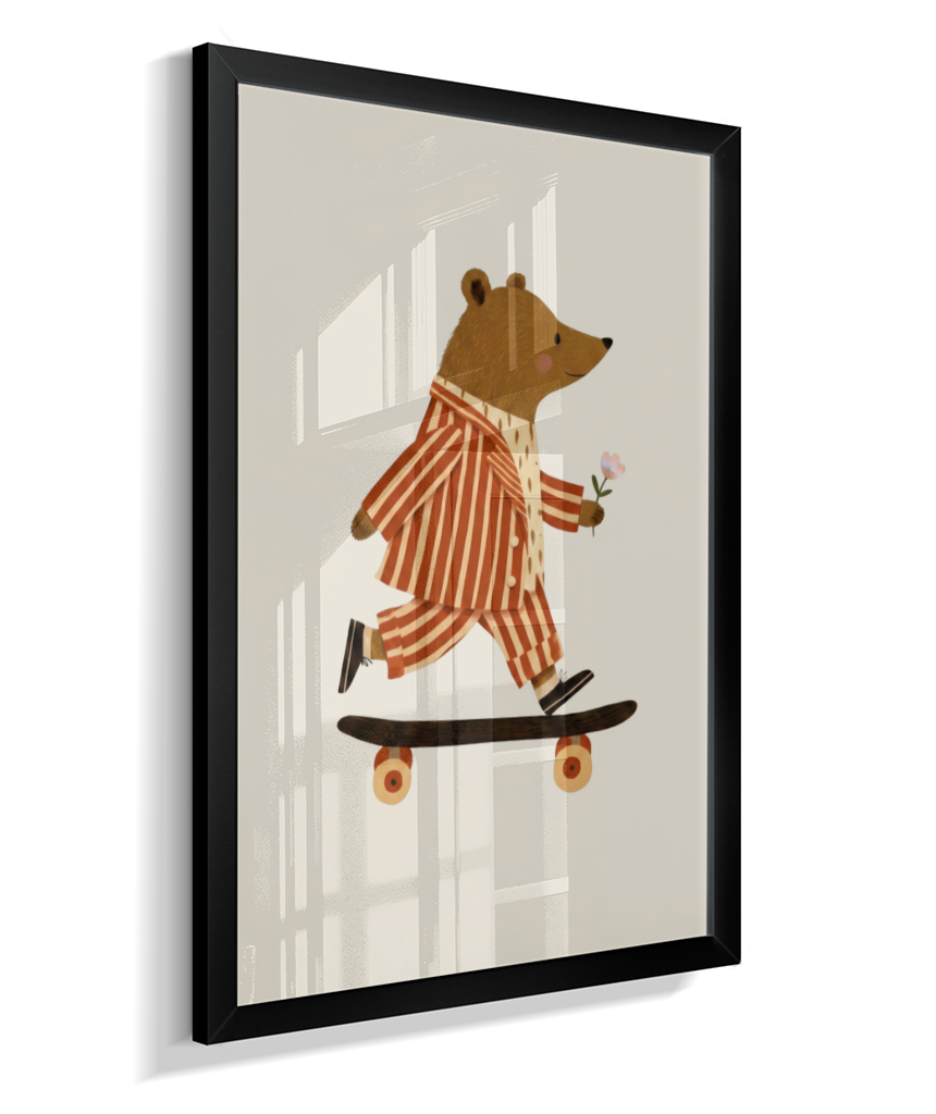 Urso com skate