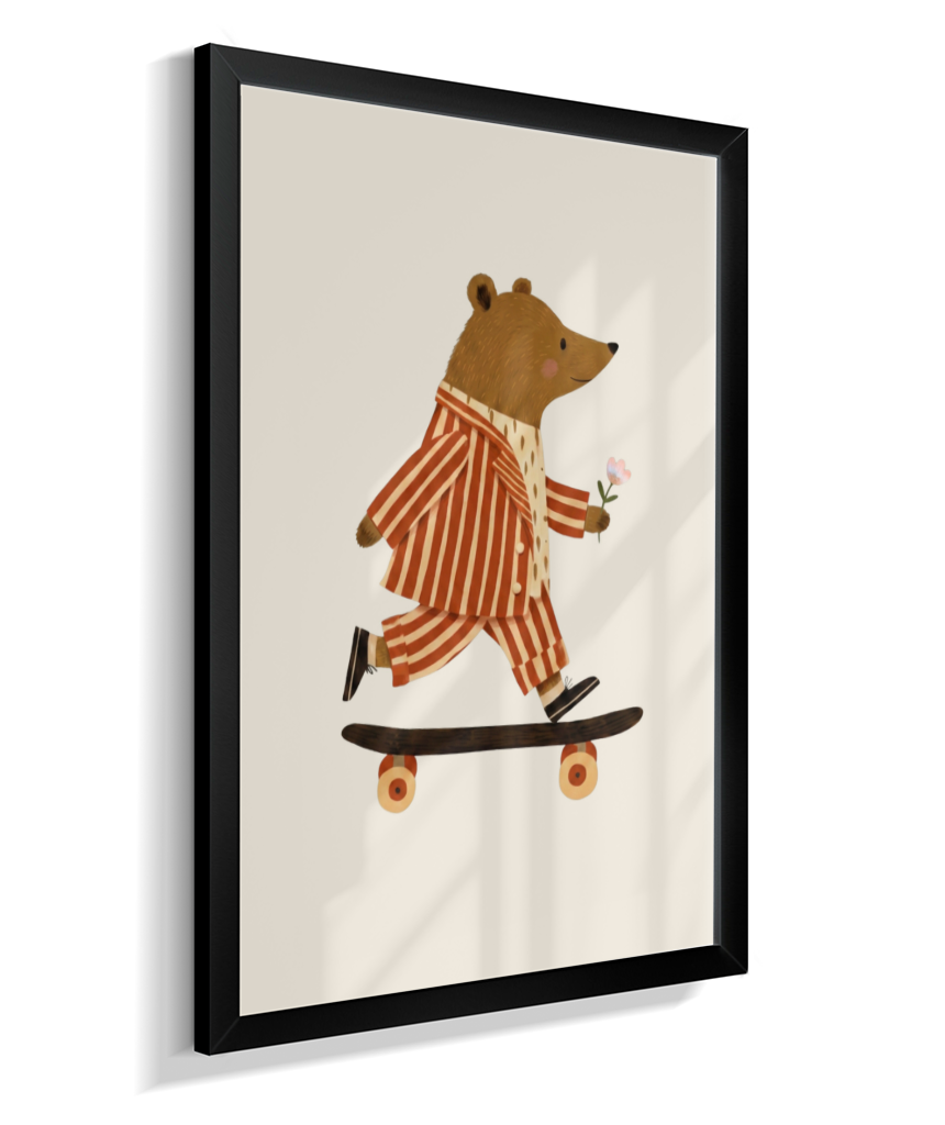 Urso com skate