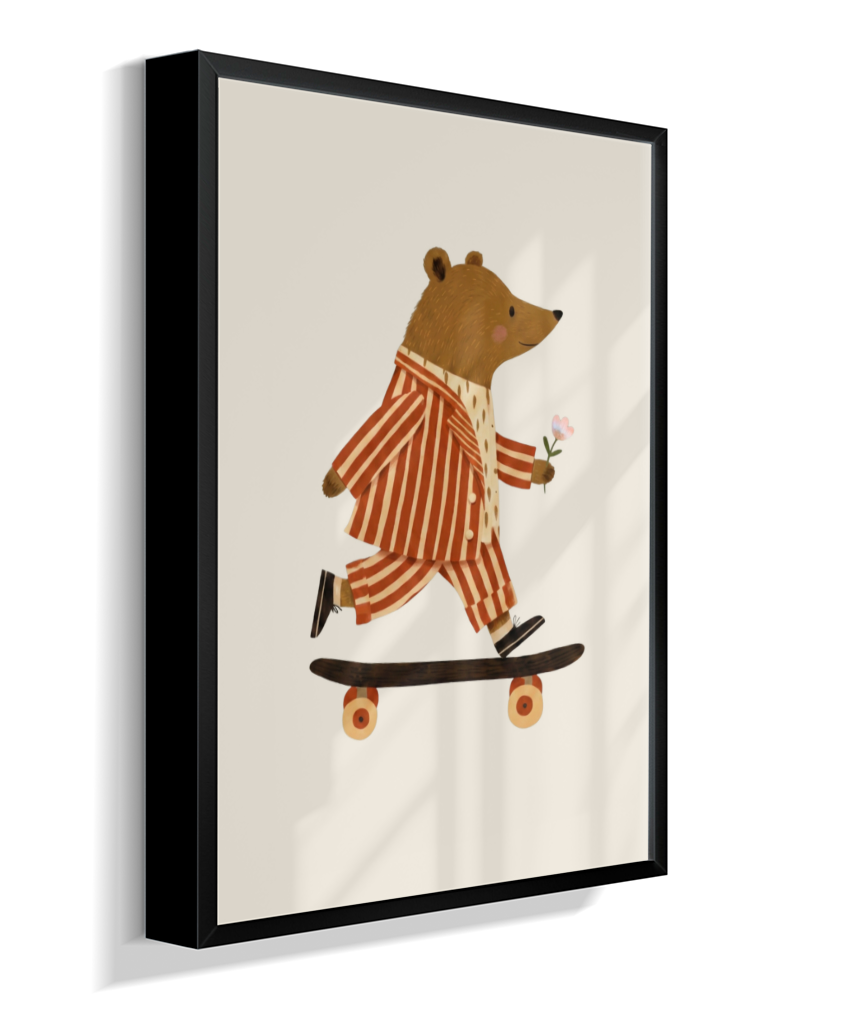 Urso com skate