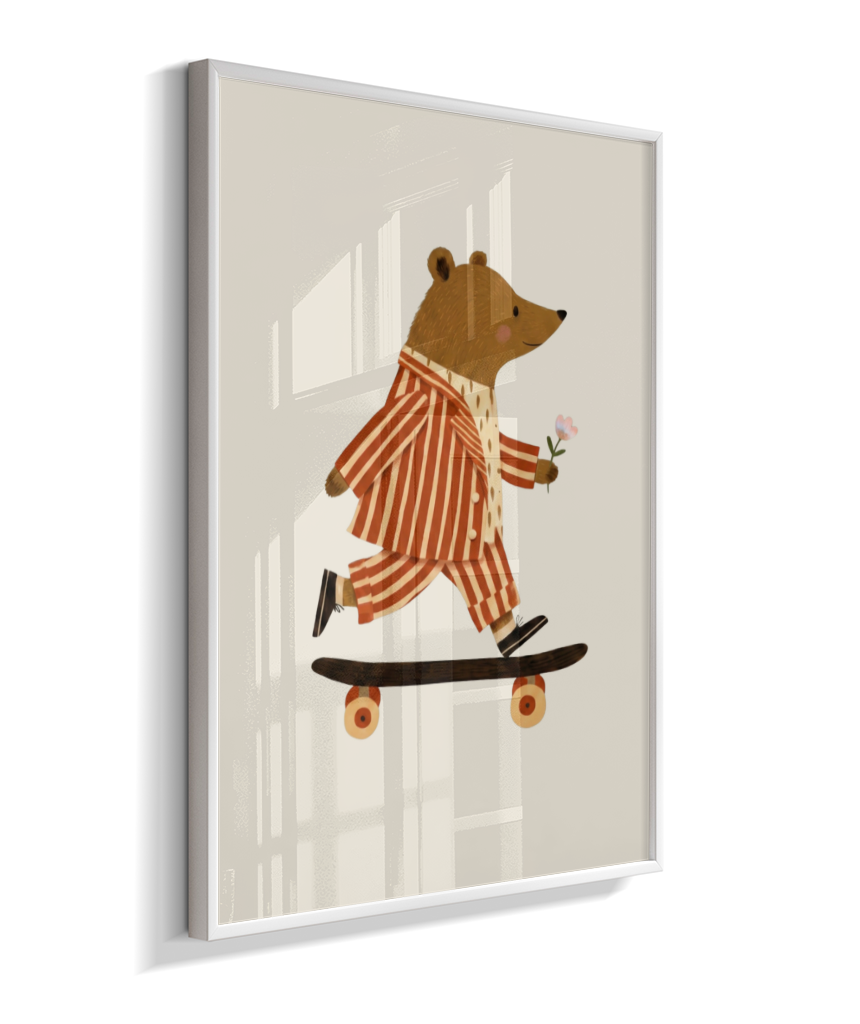 Urso com skate