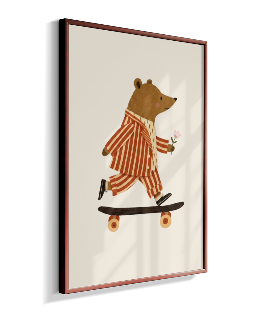 Urso com skate
