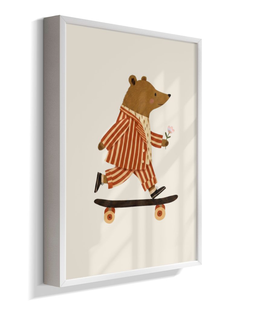 Urso com skate