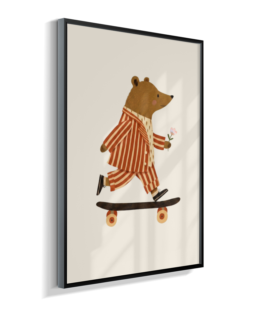 Urso com skate