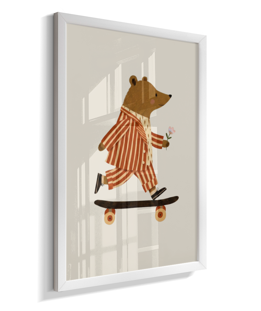 Urso com skate