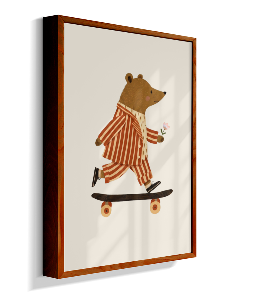Urso com skate