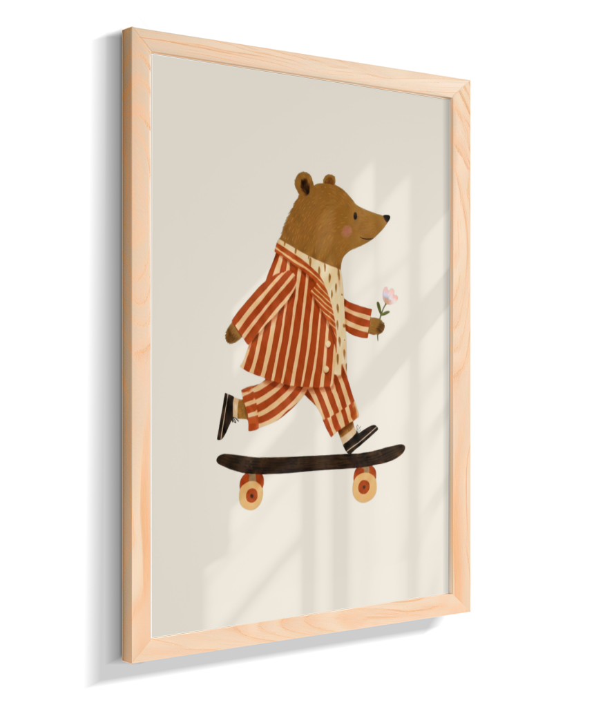 Urso com skate