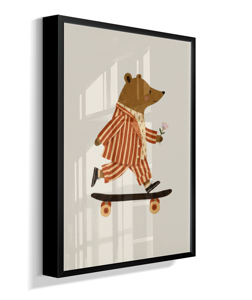 Urso com skate