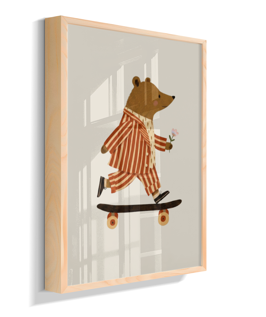 Urso com skate