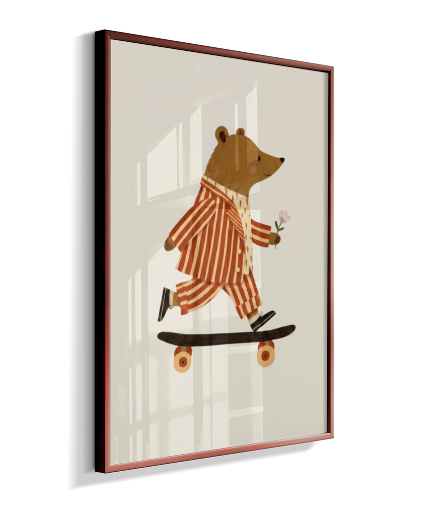 Urso com skate