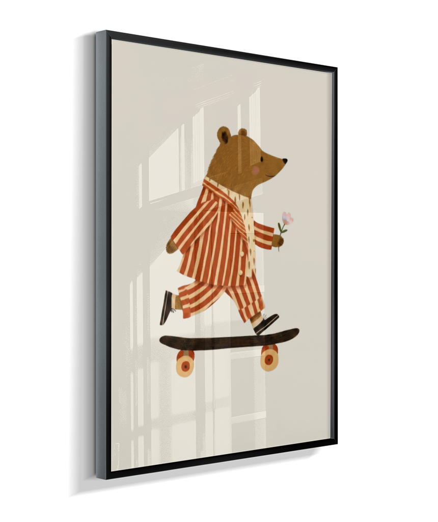 Urso com skate