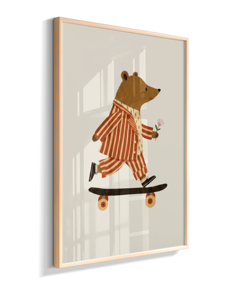 Urso com skate