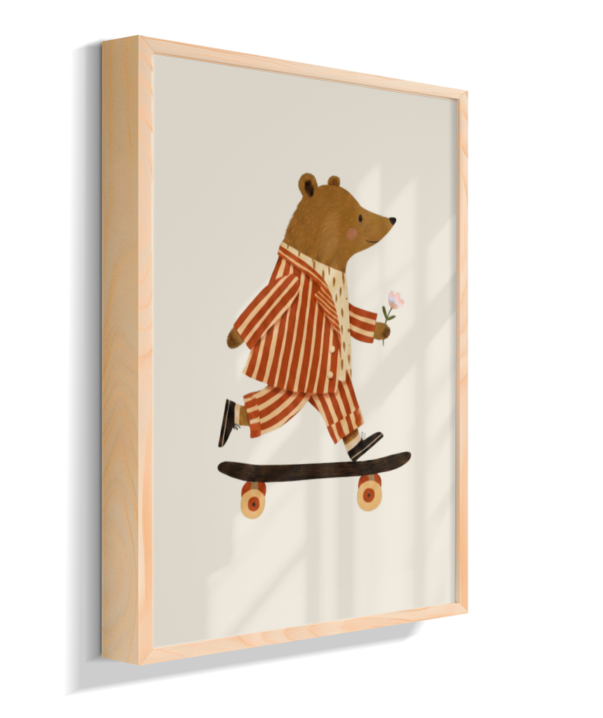 Urso com skate