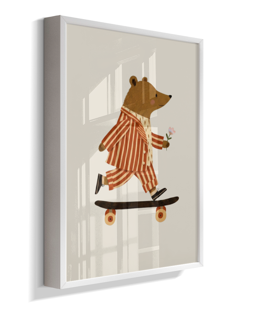 Urso com skate
