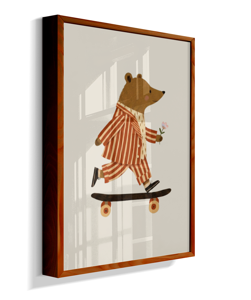 Urso com skate