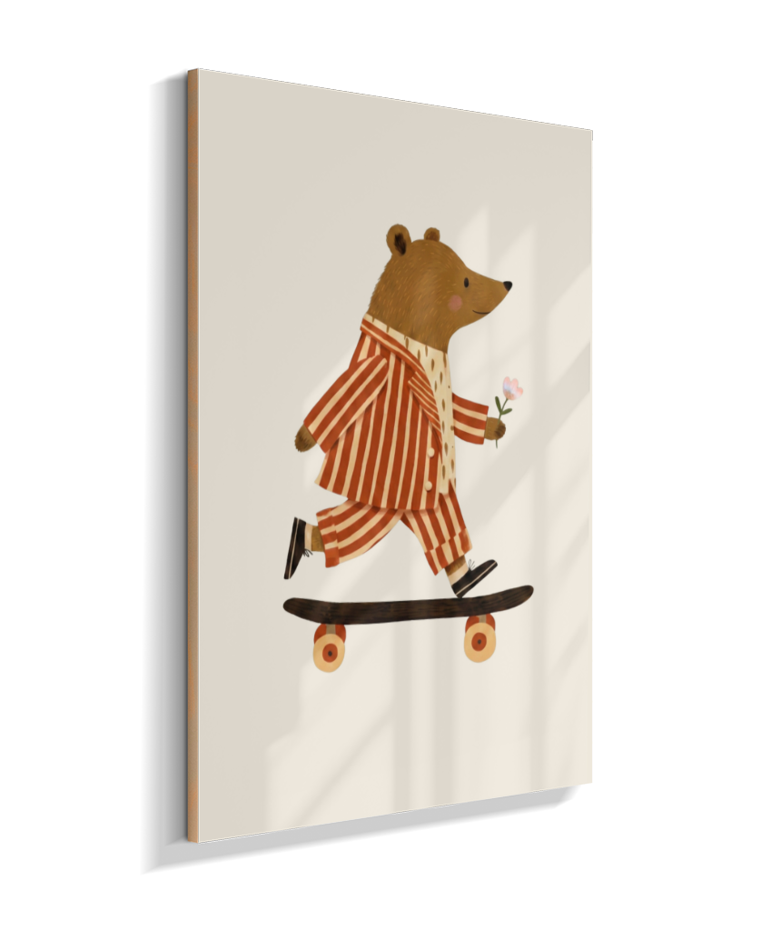 Urso com skate