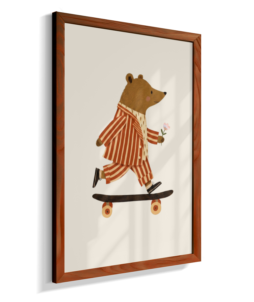 Urso com skate