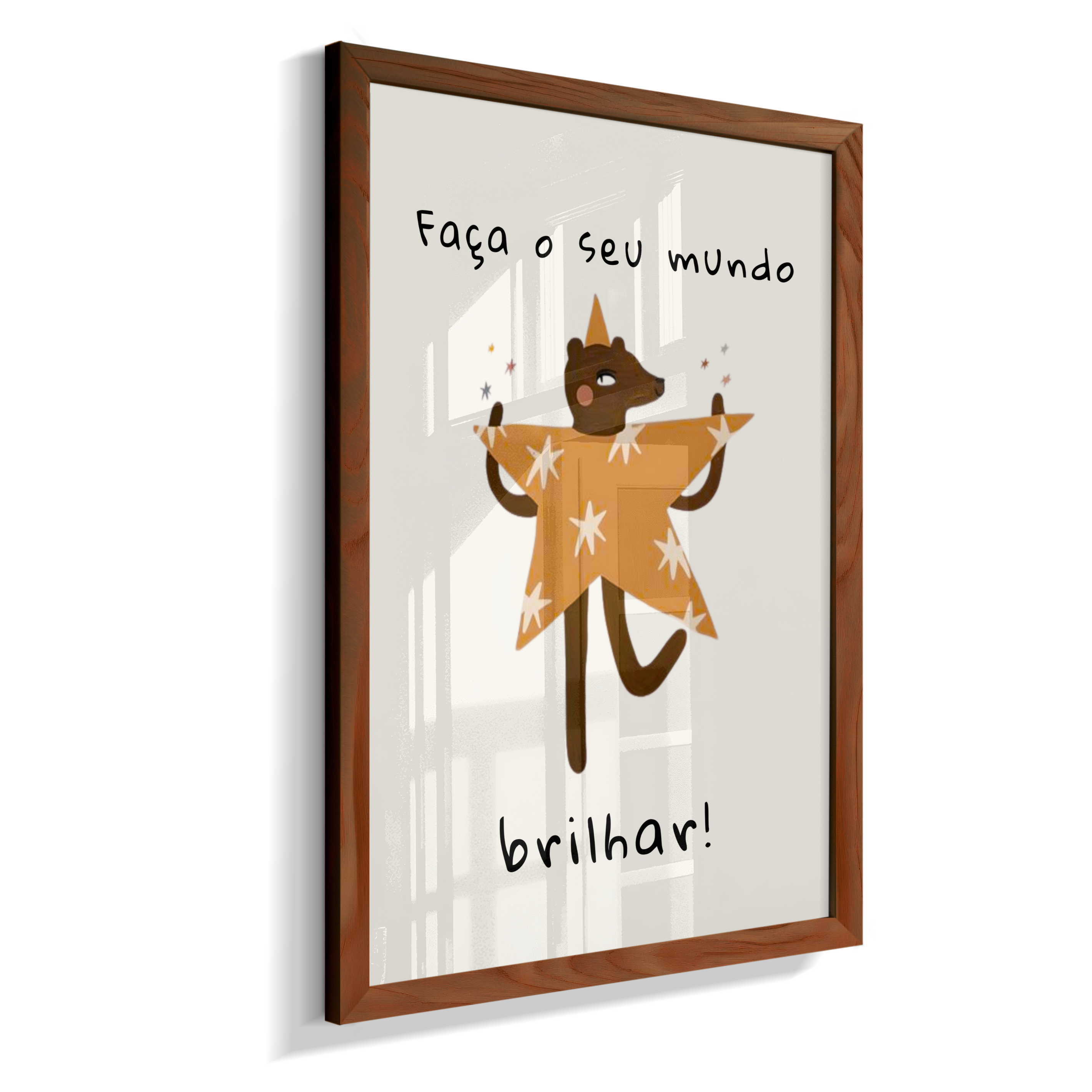 Faça o seu mundo brilhar (amigos lúdicos offwhite)