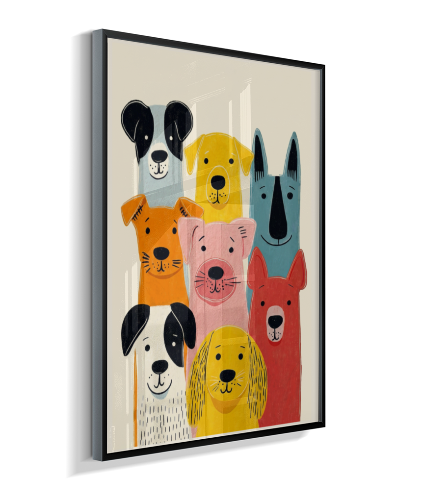 Cachorros coloridos