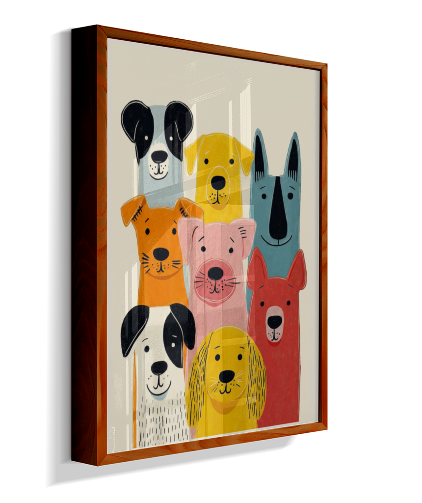 Cachorros coloridos