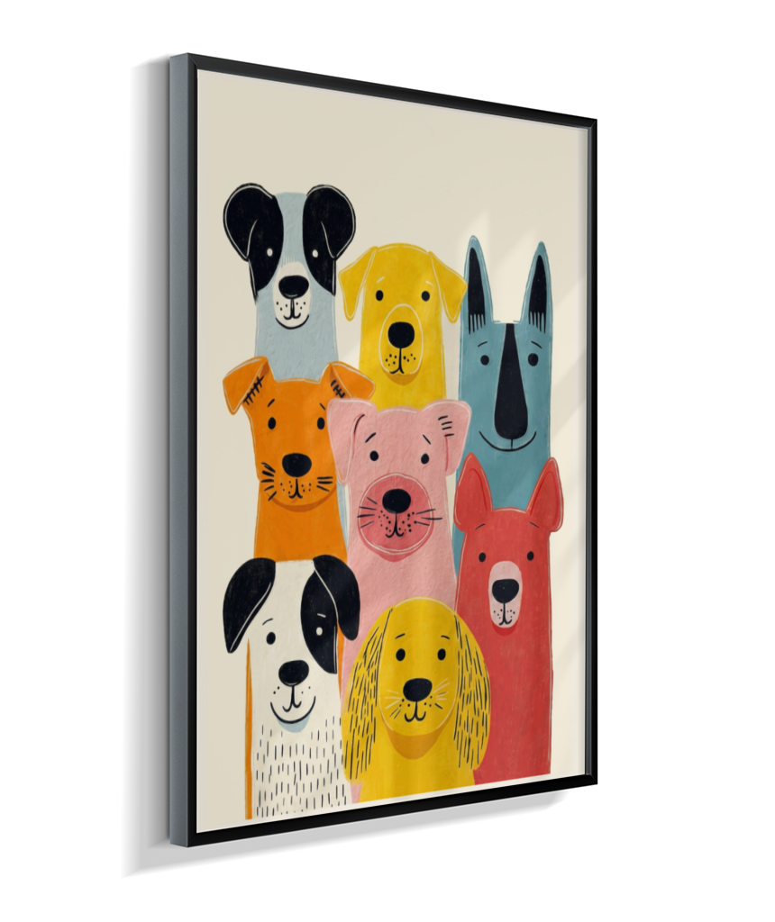 Cachorros coloridos