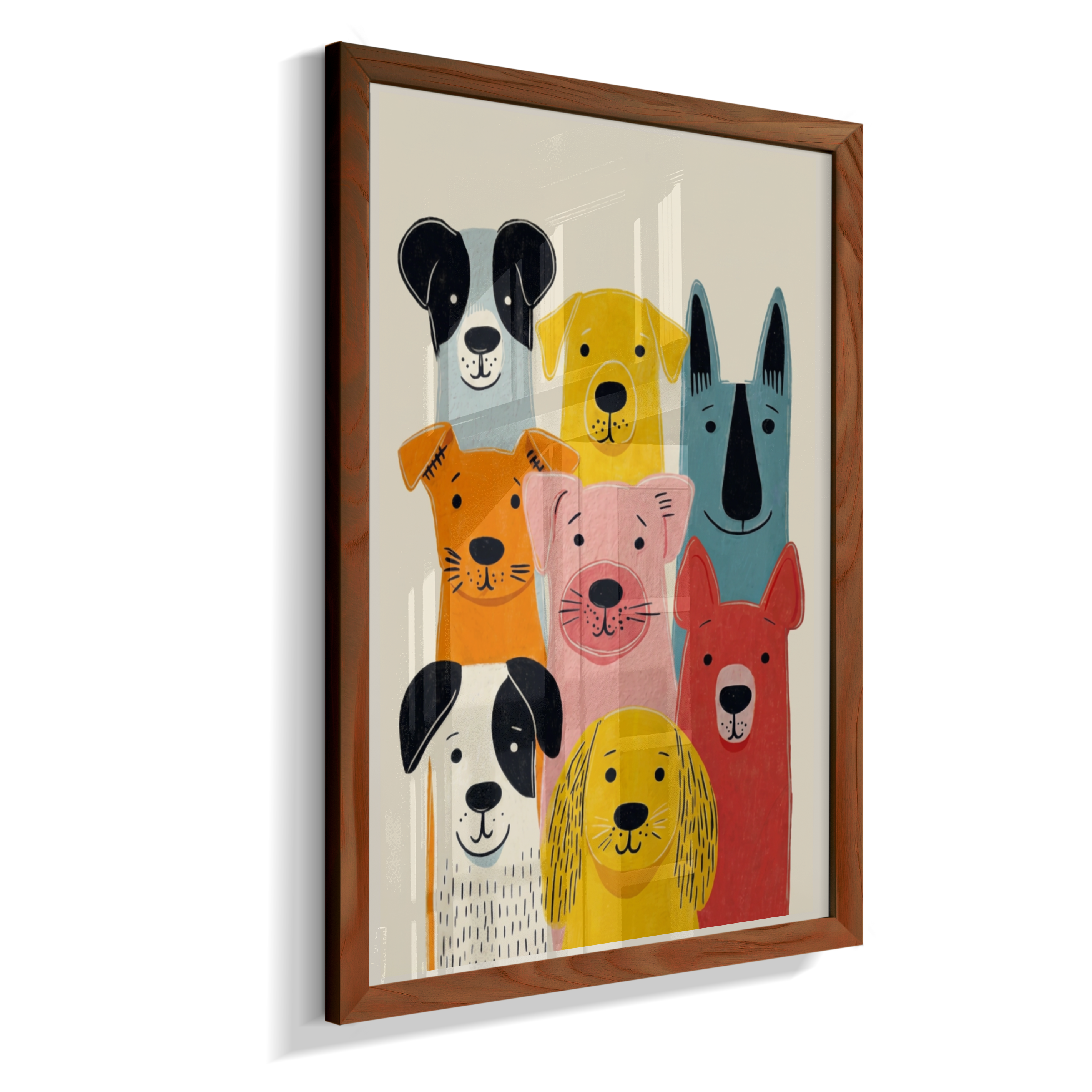 Cachorros coloridos