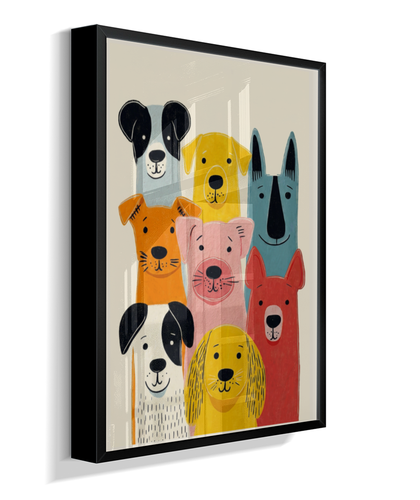 Cachorros coloridos