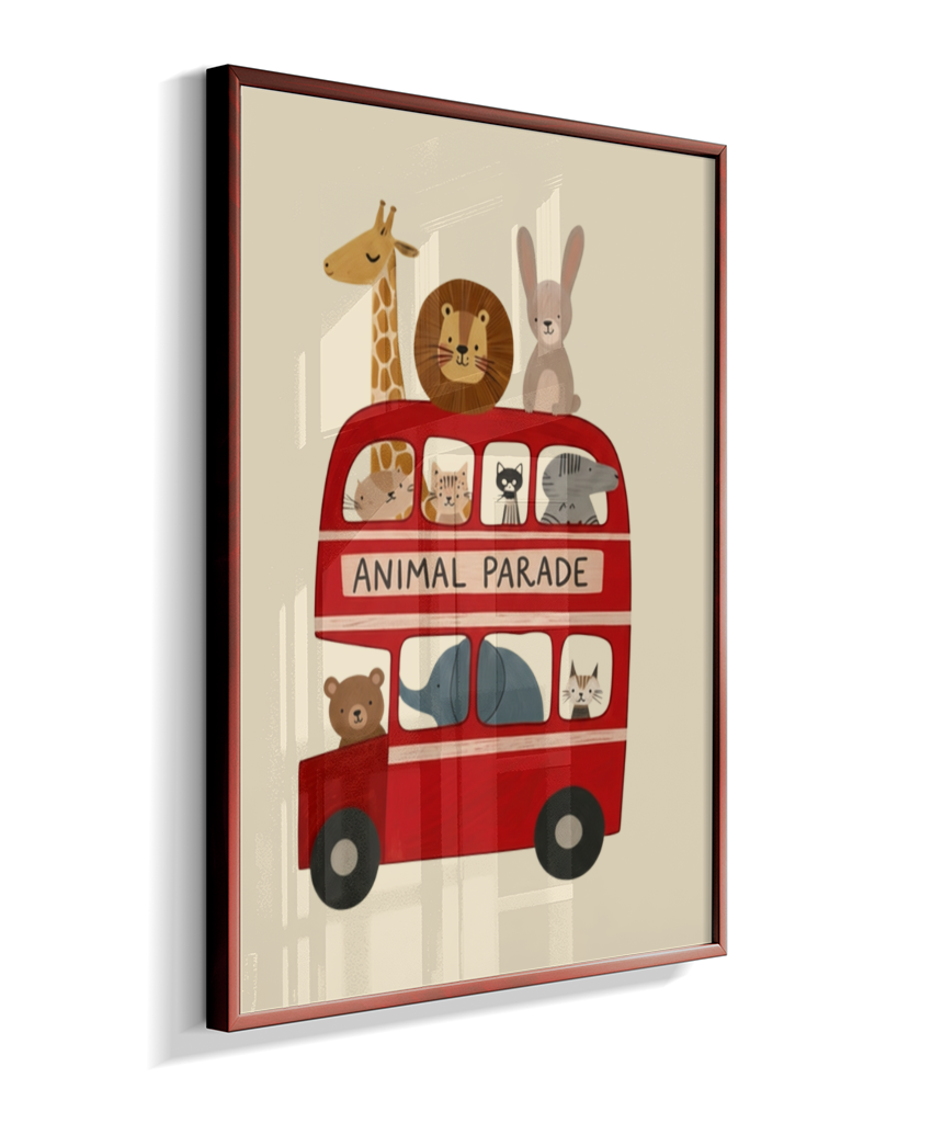 Ônibus com animais (animal parade)