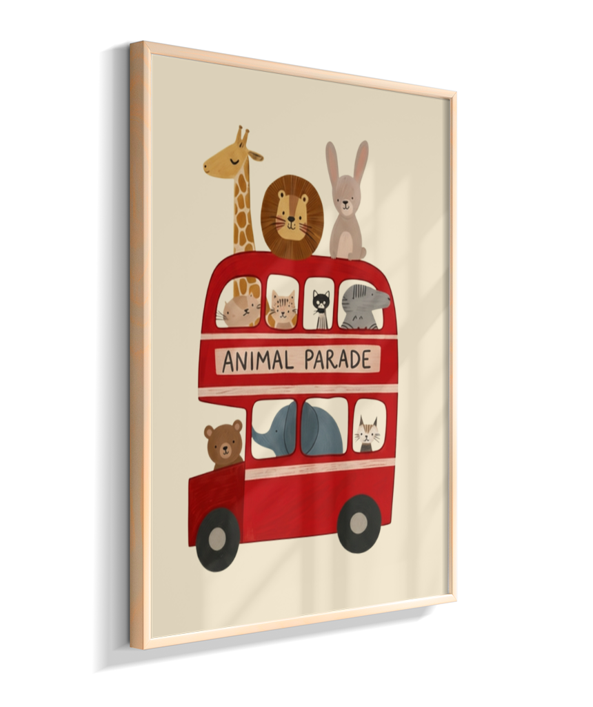 Ônibus com animais (animal parade)