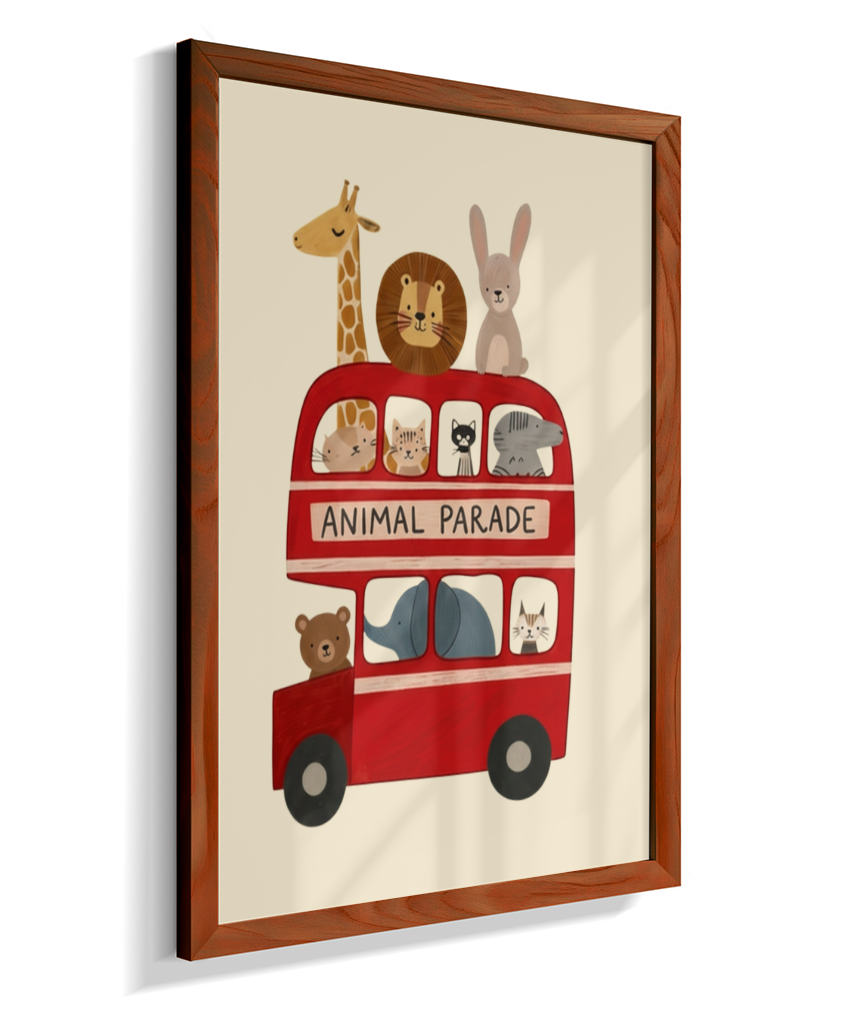 Ônibus com animais (animal parade)